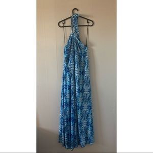 Lulu*s Blue Beach Maxi Dress